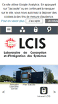 Mobile Screenshot of lcis.grenoble-inp.fr